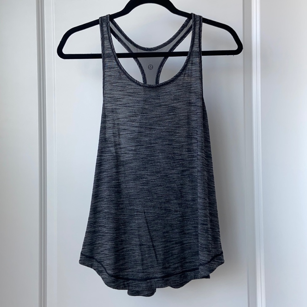 Lululemon grey cotton tank